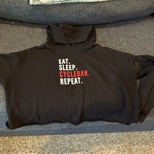 CYCLEBAR crop hoodie